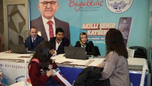 Büyükşehir ALO 153 ve Beyaz Masa 4. Kayseri Kitap Fuarı'nda