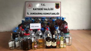 Jandarmadan kaçak içki operasyonu: 1 gözaltı