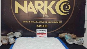 Kayseri'de 2 kilo 200 gram metamfetamin ele geçirildi