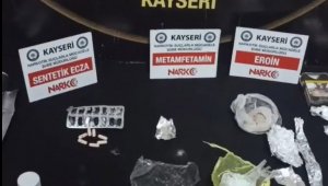 Kayseri'de uyuşturucu operasyonu: 3 gözaltı