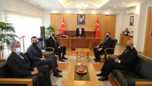 Vali Günaydın, ASKF Başkanı Mutlu Önal'ı Kabul Etti