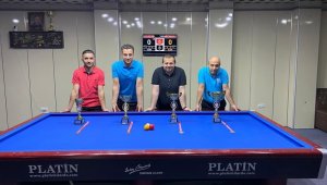 3 Bant Bilardo İl Birinciliği tamamlandı