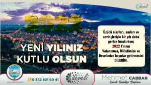 Başkan Cabbar: "Yeni bir yıla heyecanla giriyoruz"