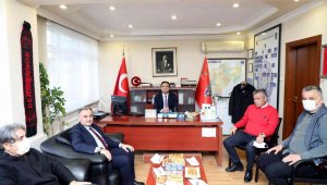 Develi protokolü güvenlik güçlerini ziyaret etti