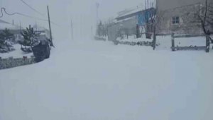 Develi ve Yahyalı'da yoğun kar ulaşımı aksattı