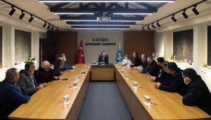 Felahiyeli muhtarlardan Başkan Büyükkılıç'a teşekkür ziyareti