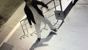 Gece yarısı altı dükkanın camlarını taşla indirdi