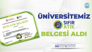 Kayseri Üniversitesi, 'Sıfır Atık Belgesi' Aldı