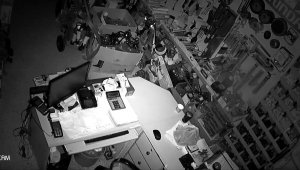 Kayseri'deki deprem anı kamerada