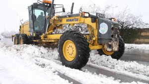 Talas'ta kış çalışmaları aralıksız sürüyor