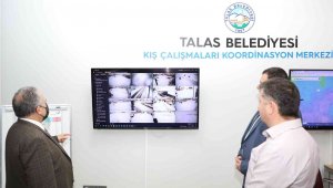 Talas'ta kış çalışmaları bu merkezden koordine ediliyor