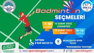 Büyükşehir Spor A.Ş.'de badminton seçmeleri başlıyor