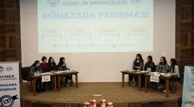KAYMEK'in gençlerinden münazara yarışması