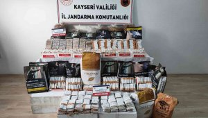 Kayseri'de 33 bin 400 adet dolu makaron ele geçirildi