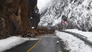 Kayseri'de heyelan