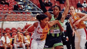 KBSL: Bellona Kayseri Basketbol: 77-Nesibe Aydın: 71