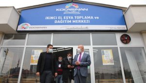 Kocasinan'da ikinci el eşyalar değerleniyor