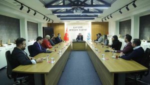 Mimarlar Odası yönetiminden Başkan Büyükkılıç'a ziyaret