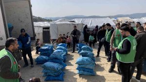 Yahyalılı gençler Suriye'deki çocukları ısıttı