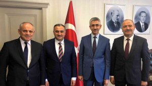 Belediye başkanlarından Bakan Yardımcısı Yılmaz'a ziyaret