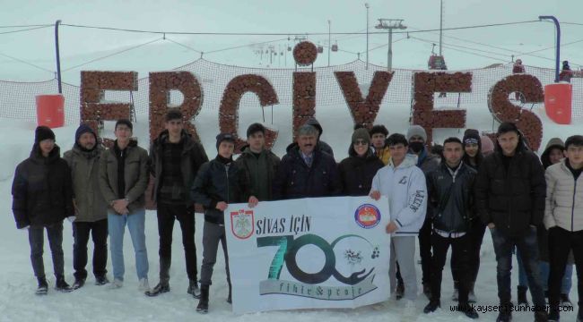 Hayatlarında ilk defa Erciyes'i gördüler