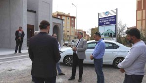 Başkan Palancıoğlu yeni yapılan cami çalışmalarını yerinde inceledi