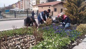 Çiçeklerle donatılan Bünyan, rengarenk oldu