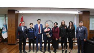 Başkan Büyükkılıç'a Gençlik Haftası ve Sosyal Güvenlik Haftası ziyaretleri