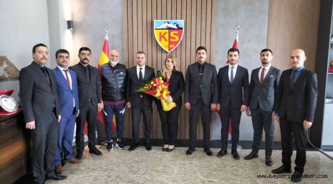 Başkan Çelik, final öncesi Kayserispor'u ziyaret etti
