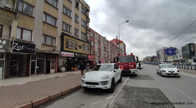 Boş ikamette çıkan yangın söndürüldü