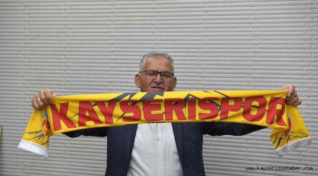 Büyükkılıç: "Kayserispor'umuza kupa finalinde başarılar diliyorum"