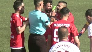 Cuma Uluçay Talasspor - 1966 Turanspor maçı yarıda kaldı