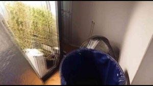 Kayseri'nin en büyük uyuşturucu üretim yeri olduğu değerlendirilen ev görüntülendi