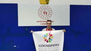 Kocasinan'ın özel sporcusuna otizm engel olmadı