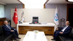 Vali Günaydın'dan Başkan Büyükkılıç'a veda ziyareti