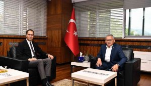 Başkan Büyükkılıç, İl Sağlık Müdürü Erşan'ı kabul etti