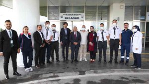 Başkan Büyükkılıç'tan Başhekim Koyuncu'ya 'hayırlı olsun' ziyareti