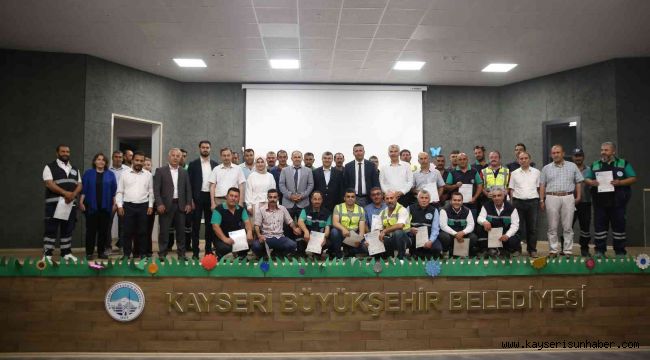 Büyükşehir personeline 'Orman Yetiştirme ve Bakım' sertifikası
