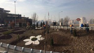 Büyükşehir'den 200 bin metrekare alana yağmurlama ve damla sulama sistemi