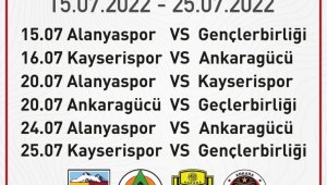 Erciyes'te 4'lü futbol turnuvası