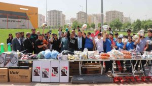 Kayseri'de 'spor aşkı engel tanımıyor'