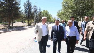 Başkan Büyükkılıç ERÜ Tıp Fakültesi Çevre Düzenlemesini yerinde inceledi