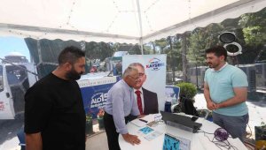 Başkan Büyükkılıç İletişim Küresi'nde