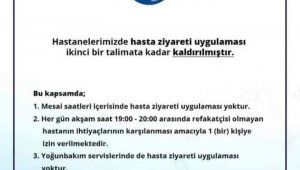 ERÜ hastaneleri ziyaretçi uygulamasını kaldırdı