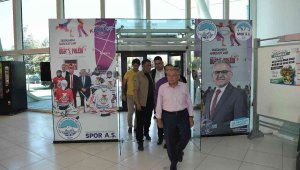 Büyükkılıç, KAYMEK kursiyeri gençlerin spor etkinliğine katıldı