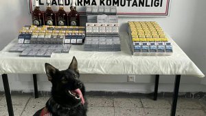 Jandarmadan kaçak sigara ve alkol operasyonu