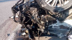 Otomobil takla attı: 1 ölü, 4 yaralı