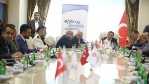Vali Çiçek ve Başkan Büyükkılıç'tan eğitim zirvesi