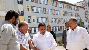Vali Çiçek Ve Başkan Yalçın'dan yatırım turu
