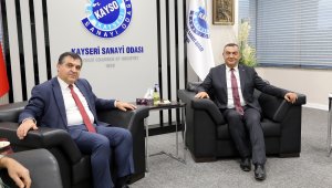 Dışişleri Bakan Yardımcısı KAYSO'da sanayicilerle bir araya geldi